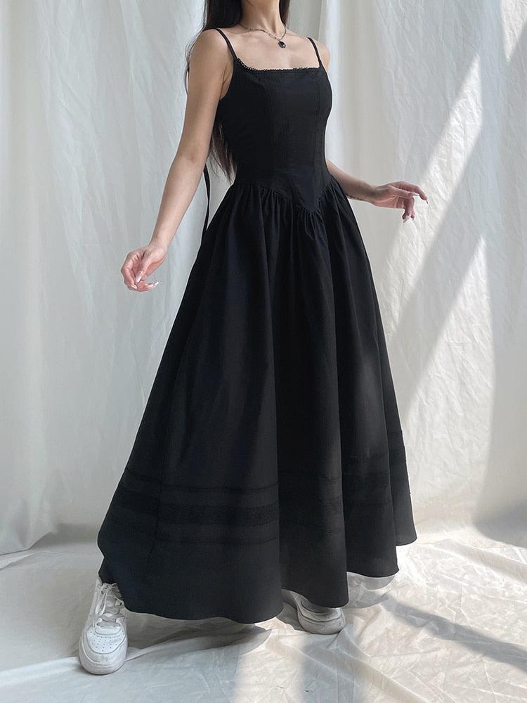 Goth Strap Maxi Dress MAUVSTUDIO Goth Strap Maxi Dress MAUVSTUDIO