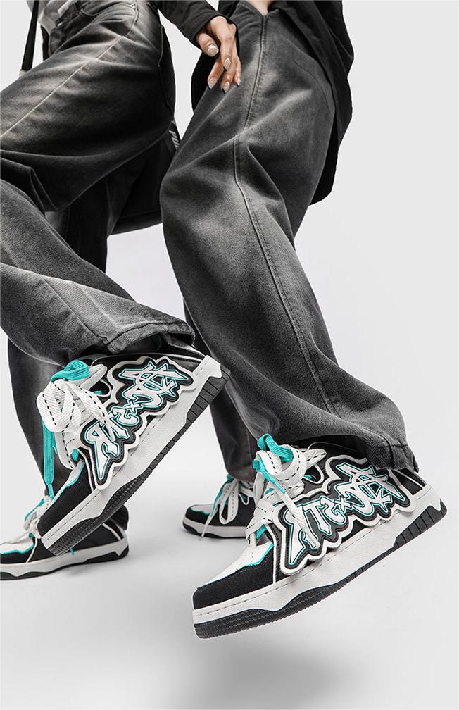 'Graffiti' Shoes-Sneakers-MAUV STUDIO-STREETWEAR-Y2K-CLOTHING