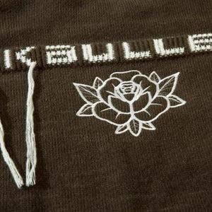 Grunge AK-Bullet Tasseled Sweater-Mauv Studio