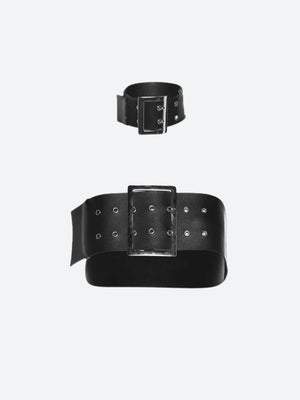Grunge Belt Crop Top – MAUVSTUDIO®