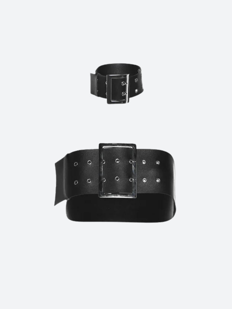 Grunge Belt Crop Top – MAUVSTUDIO®