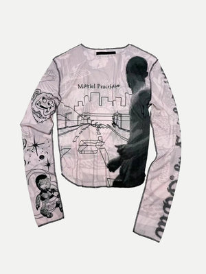 Grunge Harajuku Top – MAUVSTUDIO®