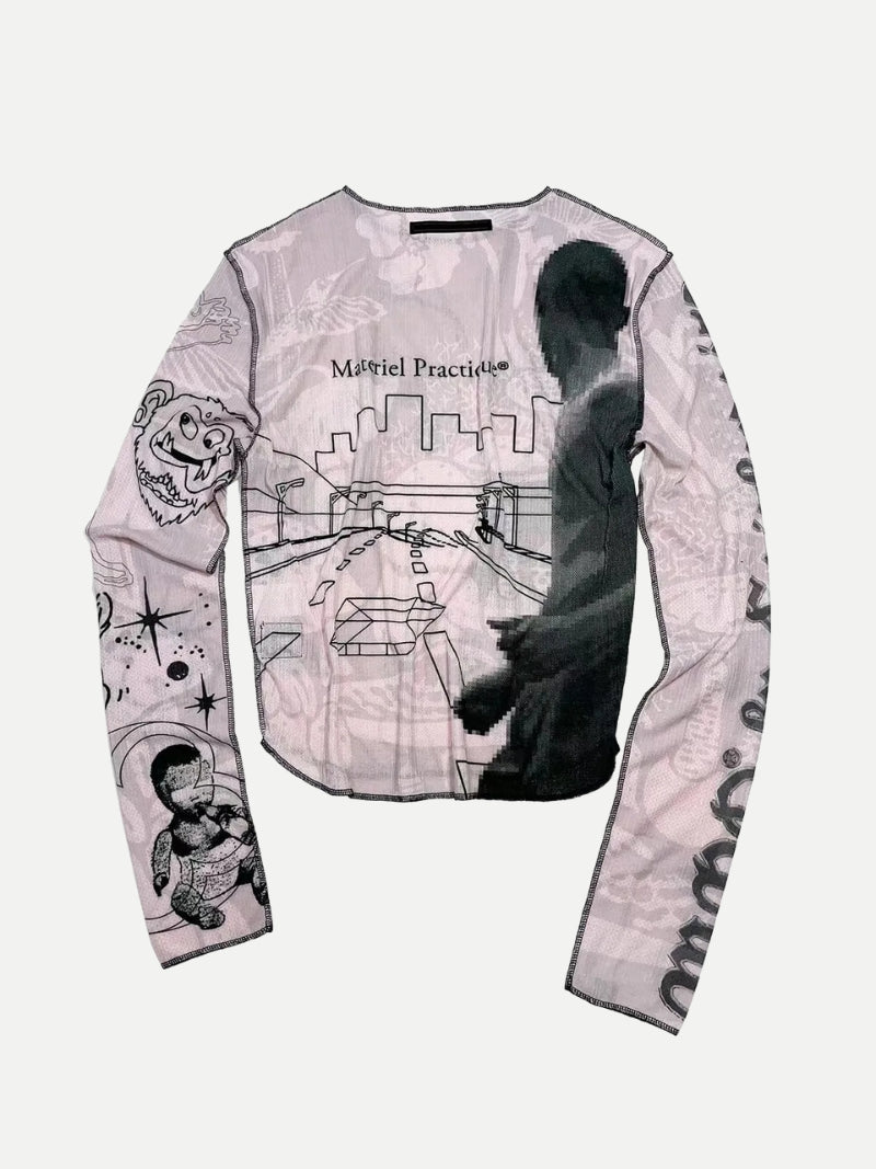 Grunge Harajuku Top – MAUVSTUDIO®