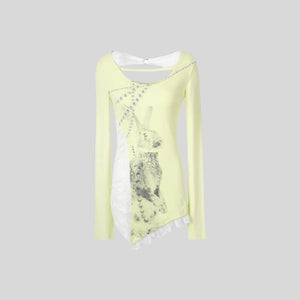 Grunge Patchwork Tee – MAUVSTUDIO®