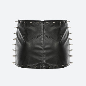 , Y2K skirt styled with a crop top