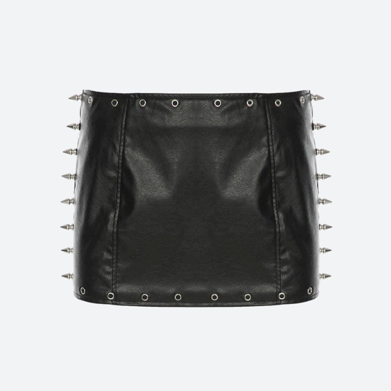 , Y2K skirt styled with a crop top