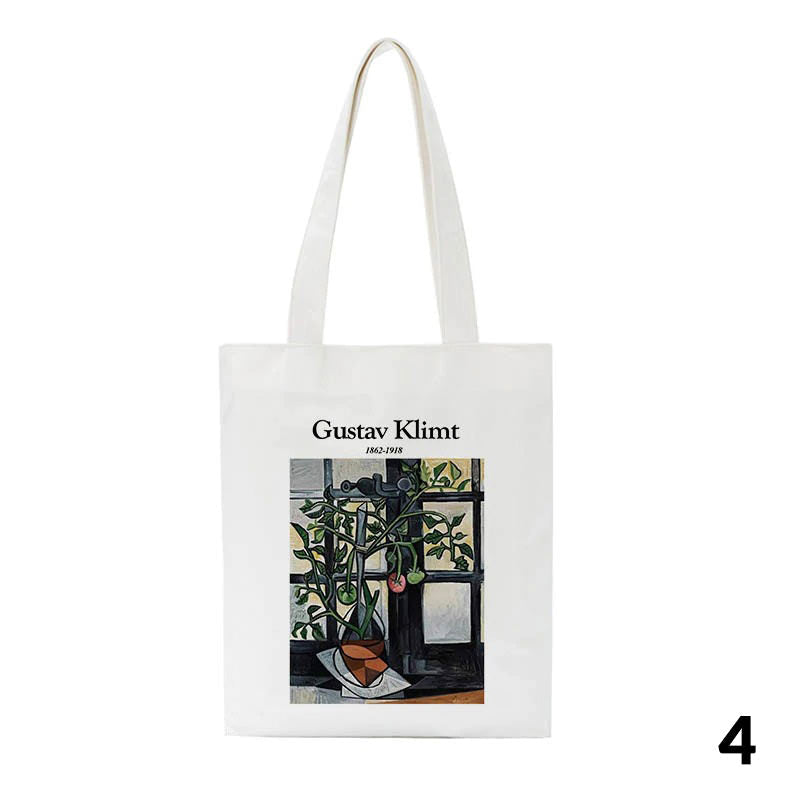 Gustav Klimt Shoulder Bag-Handbags-MAUV STUDIO-STREETWEAR-Y2K-CLOTHING