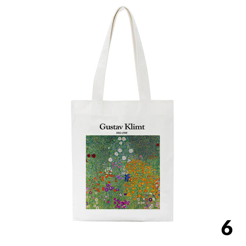 Gustav Klimt Shoulder Bag-Handbags-MAUV STUDIO-STREETWEAR-Y2K-CLOTHING