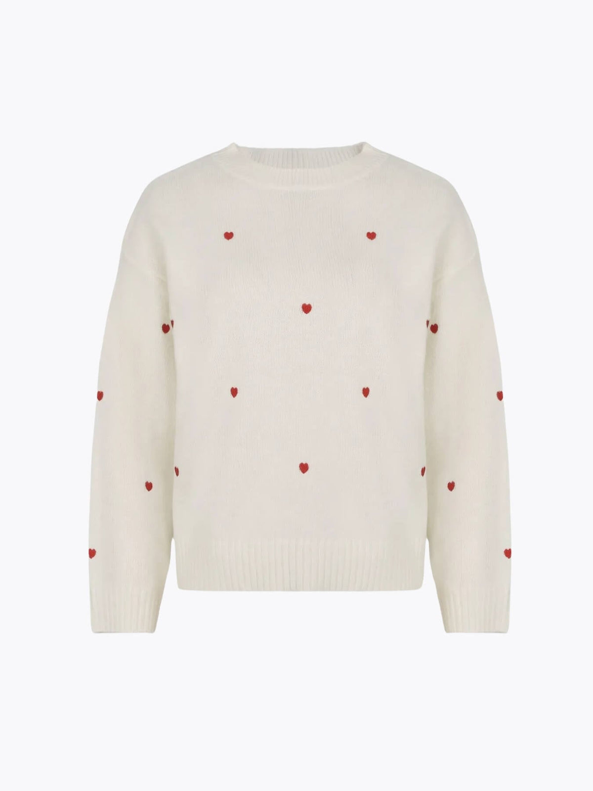 Heart Embroidered Sweater