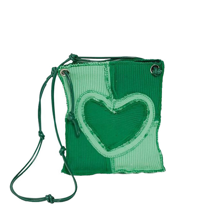 Heart Patchwork Purse-Handbags-MAUV STUDIO-STREETWEAR-Y2K-CLOTHING