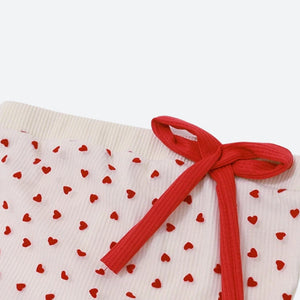 Heart Ribbed Tube Top – MAUVSTUDIO®