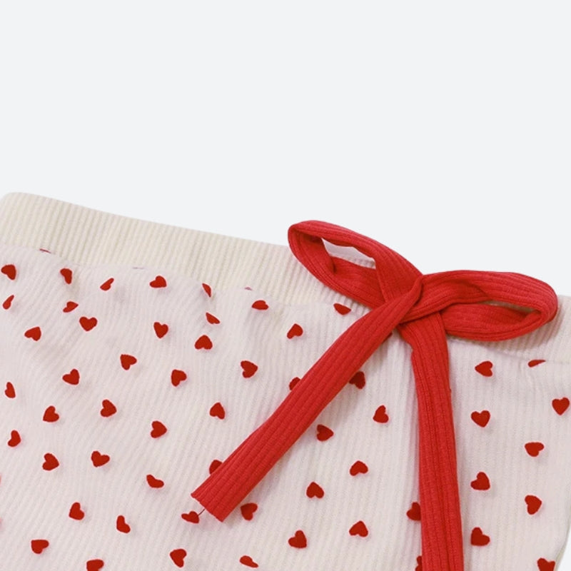 Heart Ribbed Tube Top – MAUVSTUDIO®