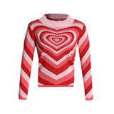 Heart Sweater Y2K