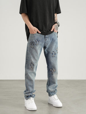 'Holy' Jeans-Jeans-MAUV STUDIO-STREETWEAR-Y2K-CLOTHING