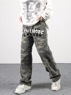 'Home' Jeans-Jeans-MAUV STUDIO-STREETWEAR-Y2K-CLOTHING