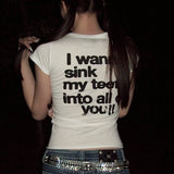 I Wanna Sink My Teeth Tee – MAUVSTUDIO®