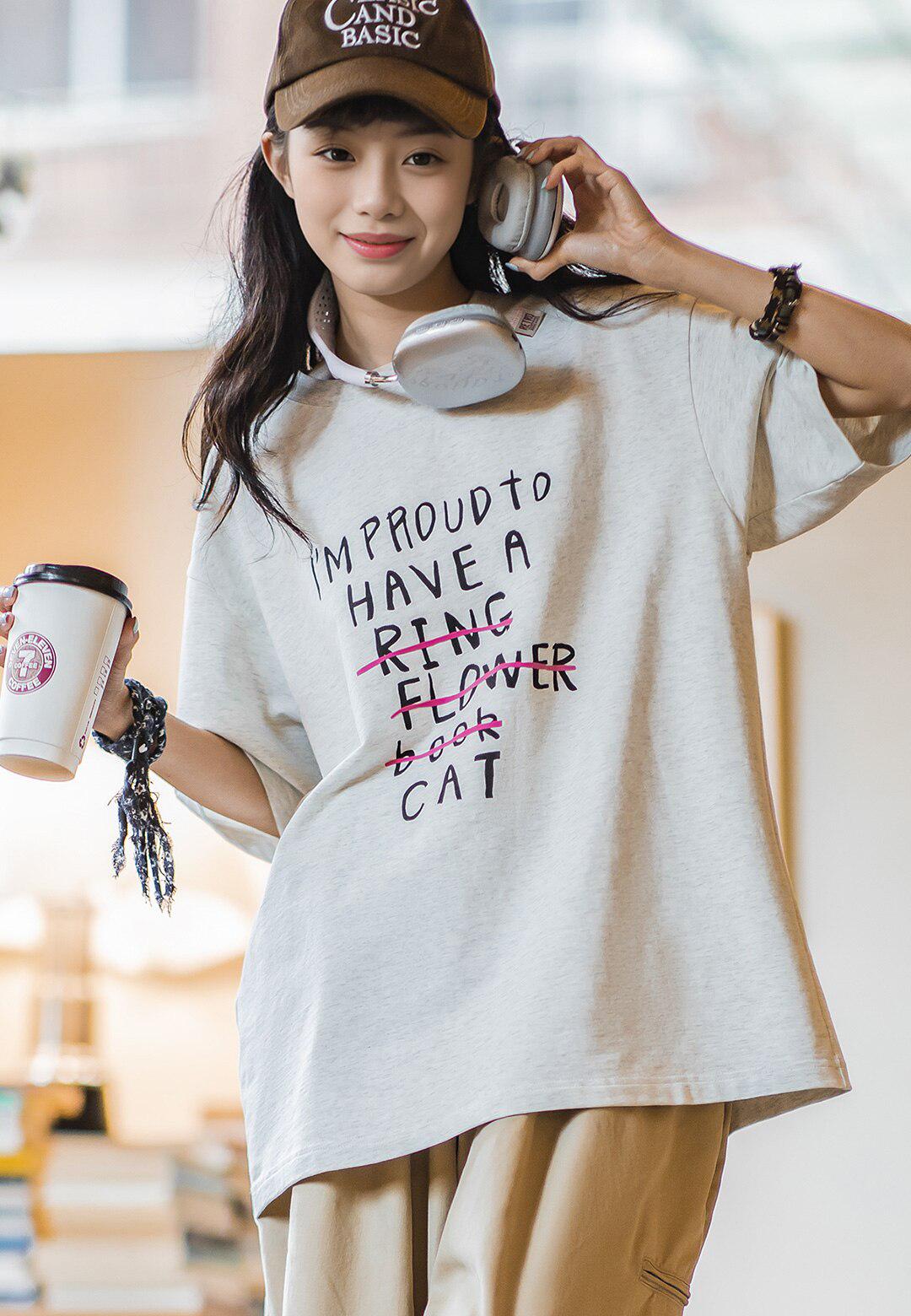 I'm Proud To Have A Cat Tee-White-XS-Mauv Studio