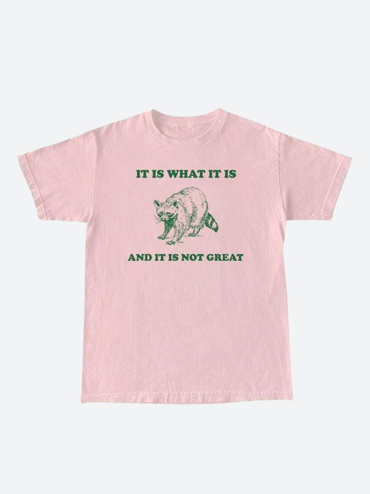 It Is What It Is Tee-Pink-S-Mauv Studio