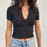 It's Tricky Cropped Tee-Tops-MAUV STUDIO-STREETWEAR-Y2K-CLOTHING