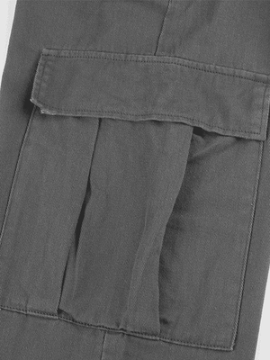 Jean cargo baggy vintage avec poches-MAUV STUDIO