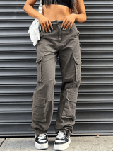 Jean cargo vintage baggy multi-poches-Cargos-MAUV STUDIO-STREETWEAR-Y2K-CLOTHING