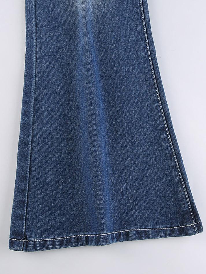 Jean cargo vintage taille basse-Jeans-MAUV STUDIO-STREETWEAR-Y2K-CLOTHING