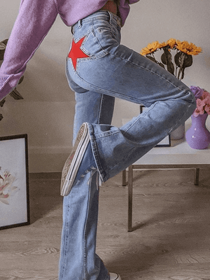 Jeans with star pockets online