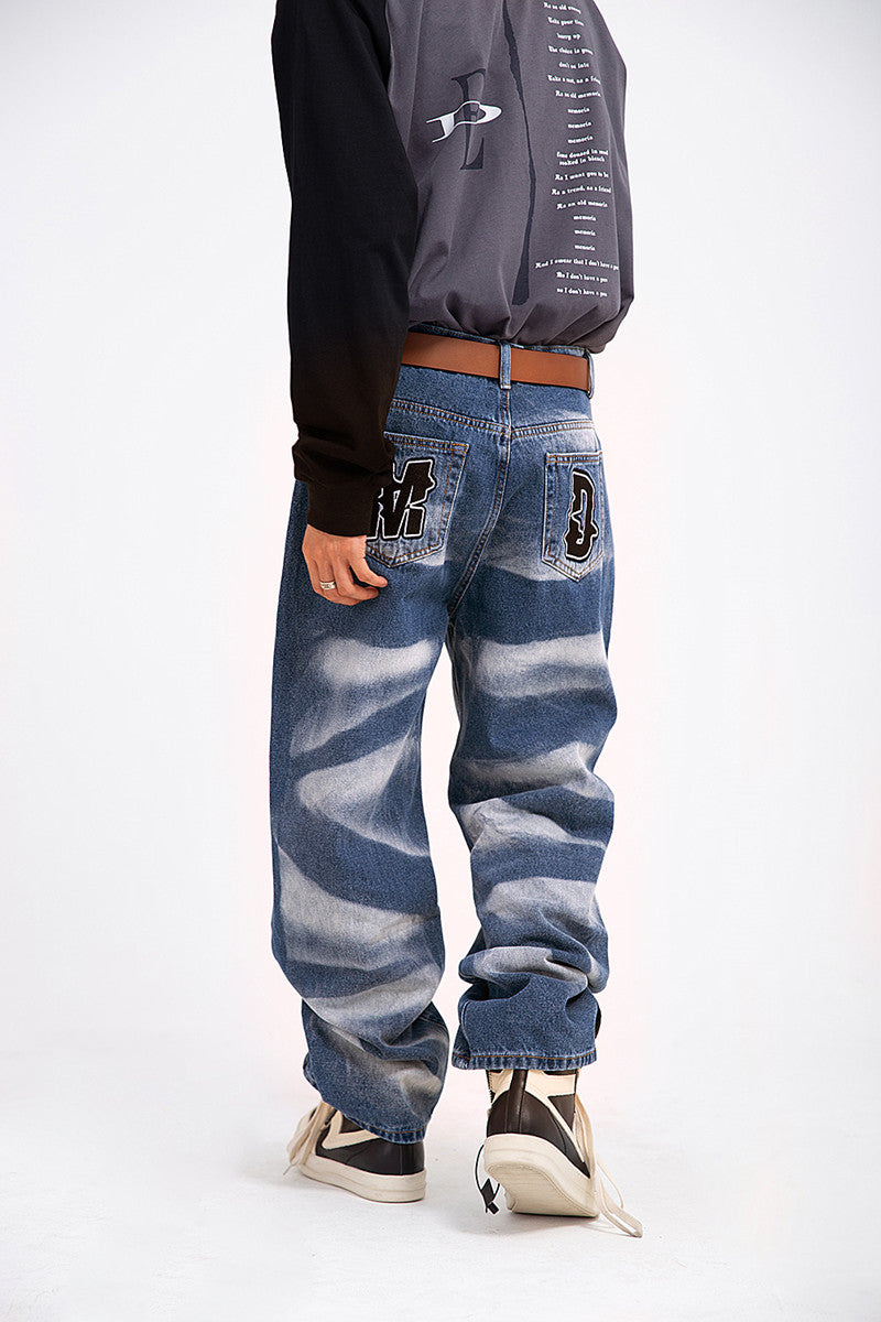 'Jungle' Jeans-Jeans-MAUV STUDIO-STREETWEAR-Y2K-CLOTHING