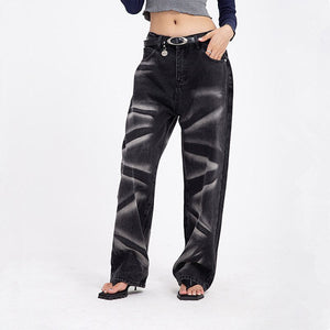 'Jungle' Jeans-Jeans-MAUV STUDIO-STREETWEAR-Y2K-CLOTHING