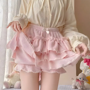 Kawaii Mini Skort, Y2K skort styled with a crop top