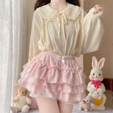 Kawaii Mini Skort, Y2K skort styled with a crop top