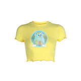 Kitty Love Baby Tee-Tops-MAUV STUDIO-STREETWEAR-Y2K-CLOTHING