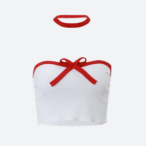 Knitted Strapless Crop Top – MAUVSTUDIO®