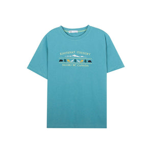 Kootenay Country Salmo T-Shirt-T-Shirts-MAUV STUDIO-STREETWEAR-Y2K-CLOTHING