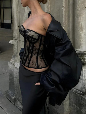 Lace Corset Top – MAUVSTUDIO®