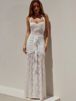 Lace Maxi Dress view 10 | MAUVSTUDIO®