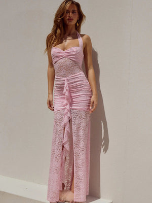 Lace Maxi Dress view 13 | MAUVSTUDIO®