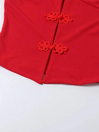 Lace-Up Cut-Out Crop Top – MAUVSTUDIO®