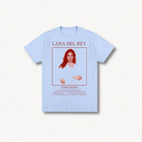 Lana Del Rey Tee-Sky Blue-S-Mauv Studio