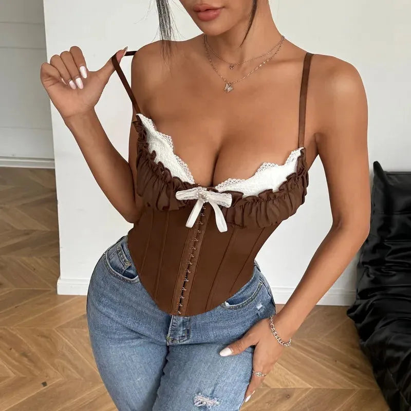 Layered Bust Corset Top – MAUVSTUDIO®