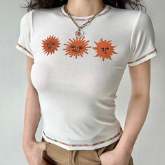 Le Soleil Aesthetic T-Shirt-T-Shirts-MAUV STUDIO-STREETWEAR-Y2K-CLOTHING