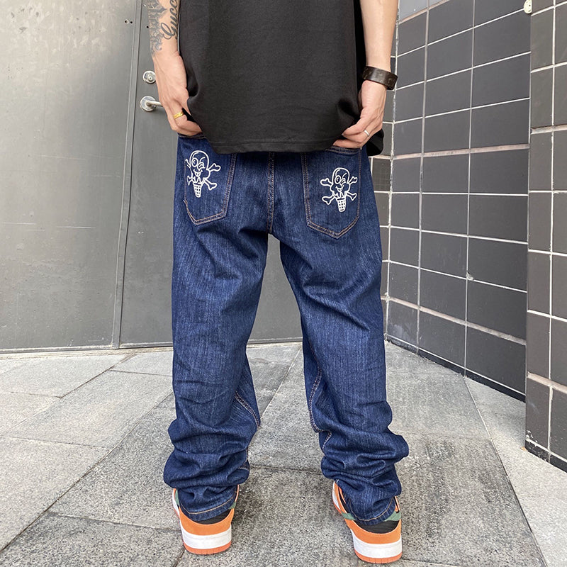 'Leaping' Jeans-Jeans-MAUV STUDIO-STREETWEAR-Y2K-CLOTHING