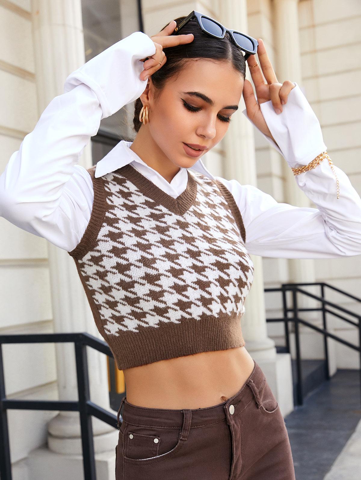 Light-Academia-Crop-Sweater-