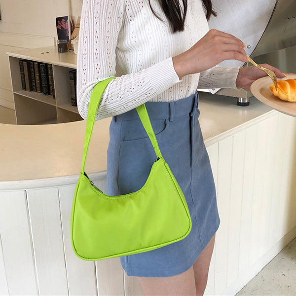 Like It's 2000's Nylon Bag-Handbags-MAUV STUDIO-STREETWEAR-Y2K-CLOTHING