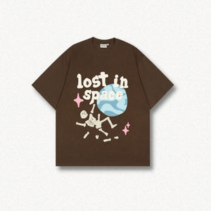 Lost In Space Tee-Brown-S-Mauv Studio