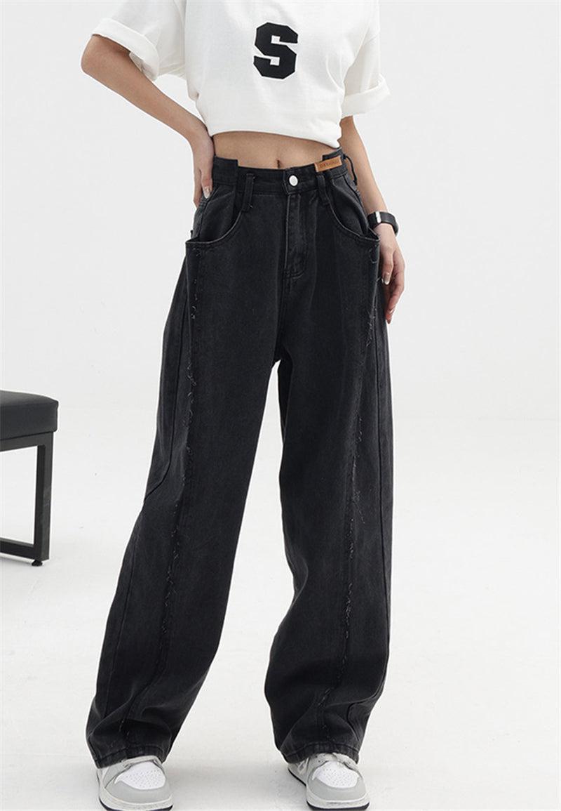 Low Rise Wide Leg Baggy Jeans