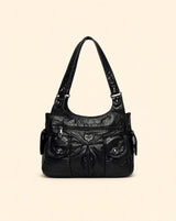 Maora | Sac multi-poches Y2K simili cuir brillant