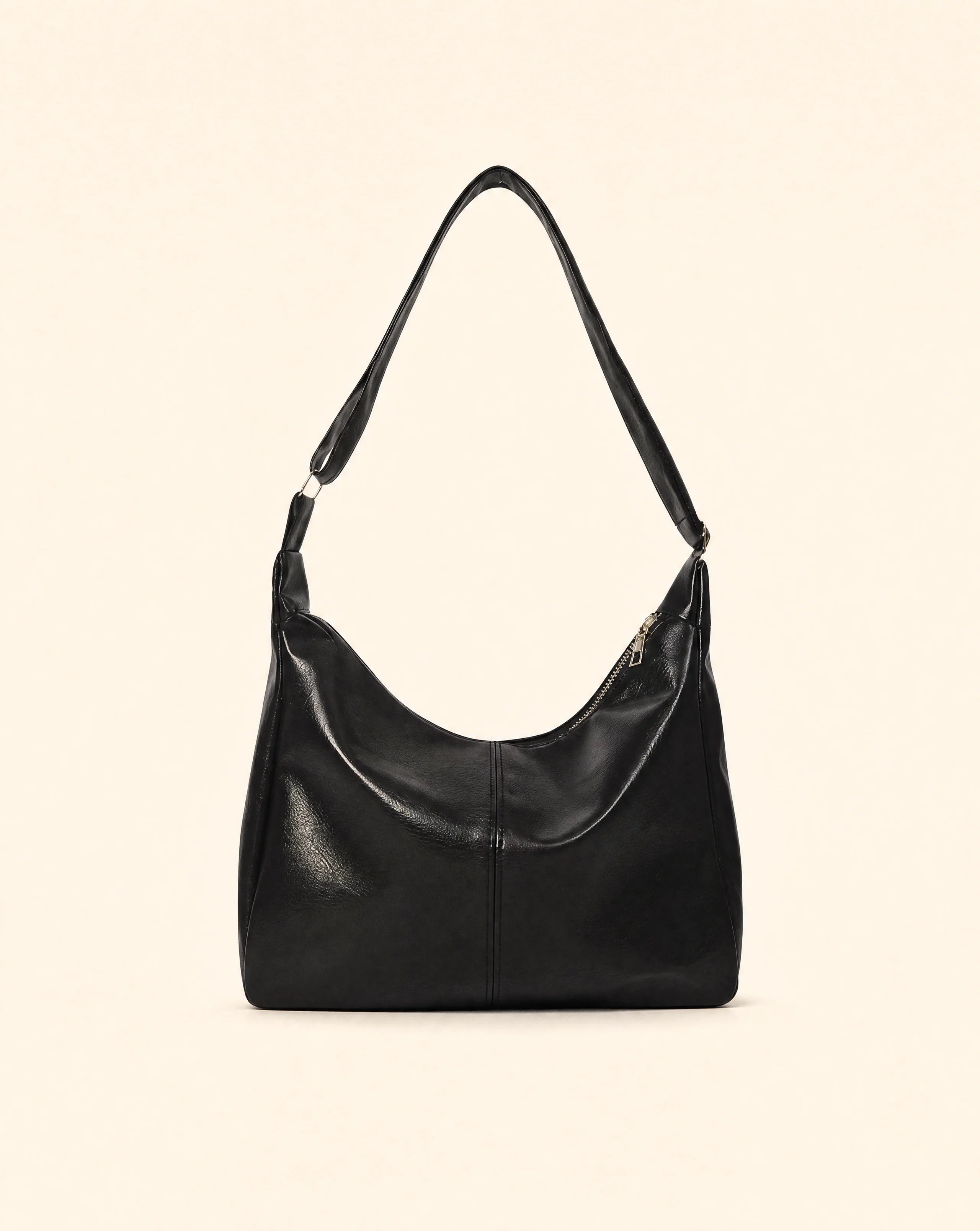 Mayla | Minimalist Y2K Leather Hobo Bag