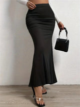 , Y2K skirt styled with a crop top