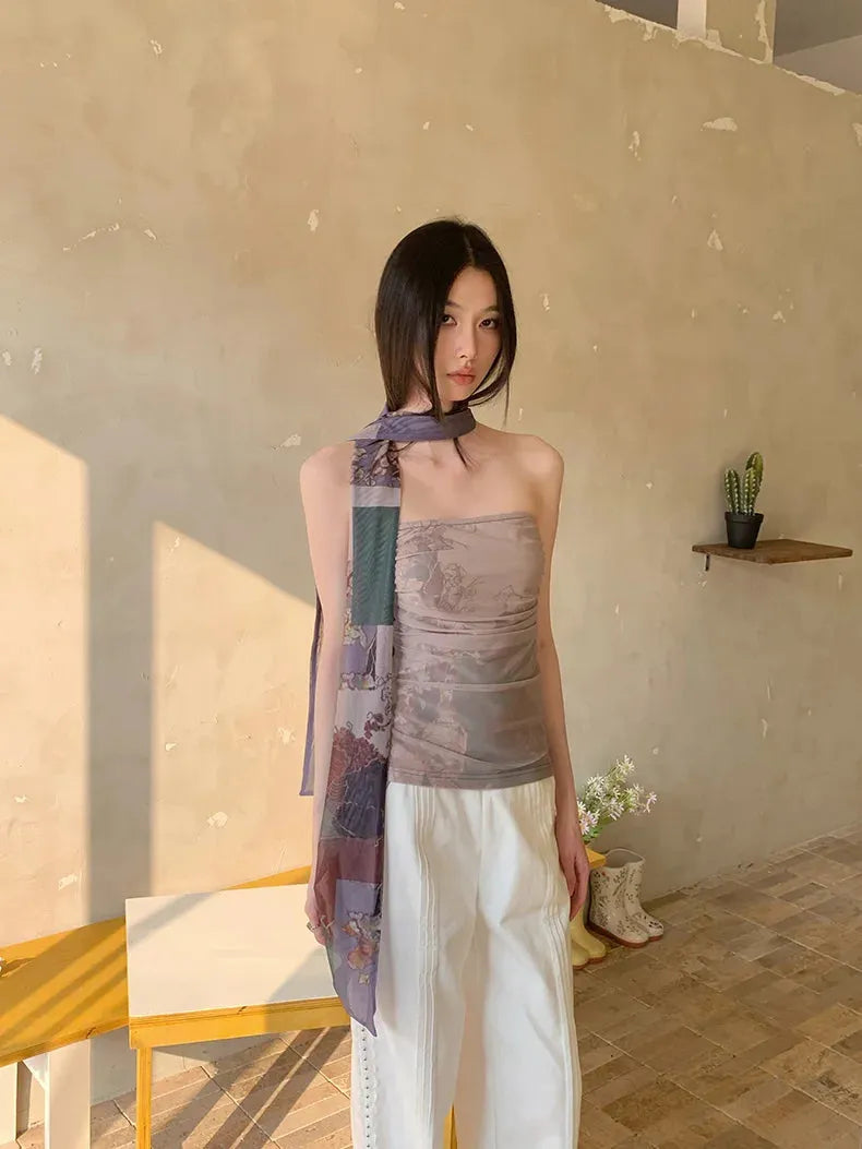 Mesh Layered Tube Top – MAUVSTUDIO®